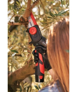 Potatore a catena a batteria blue bird "cs 22-04" barra 10 cm 10.8v 2.5ah